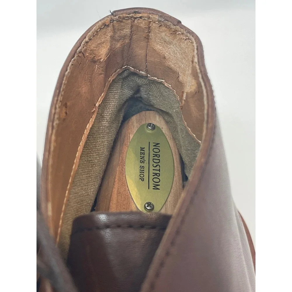 Aldo Chukka Boots Mens Brown Leather Good Lace Up‎ Desert Boots